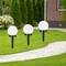 NEX; Solar Globe Pathway Lights, Outdoor LED Ball Ground Stake Lights, Waterproof Landscape Lighting for Lawn Garden Yard; Category:Night Lights; Image:7